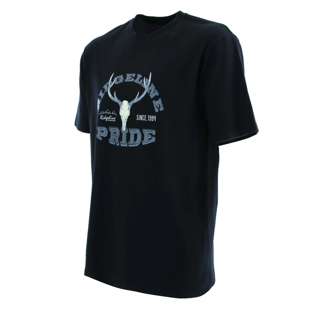 Ridgeline Stag Mens T-Shirt Black 3 Ridgeline Stag Mens T-Shirt Black