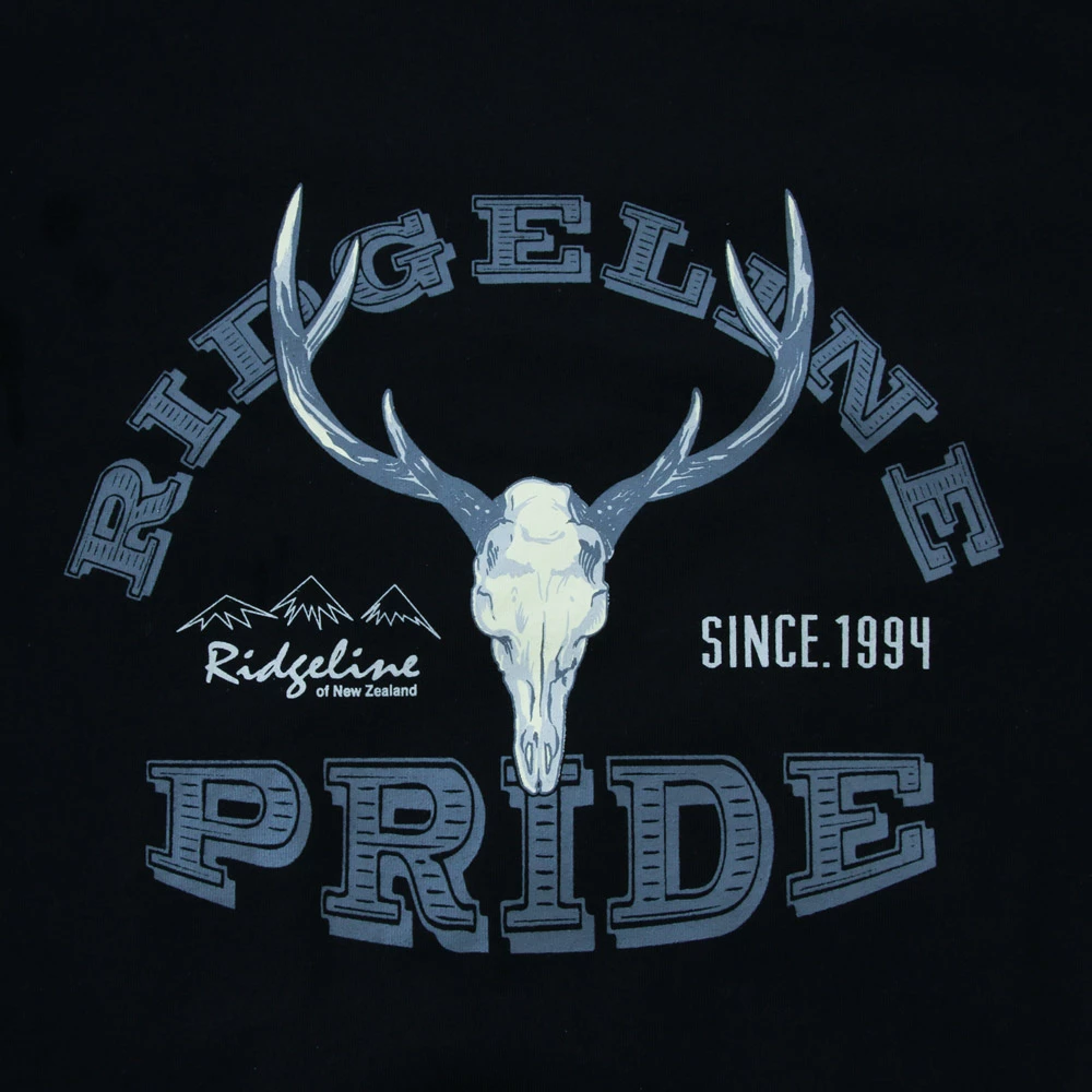 Ridgeline Stag Mens T-Shirt Black 5 Ridgeline Stag Mens T-Shirt Black - Image 3
