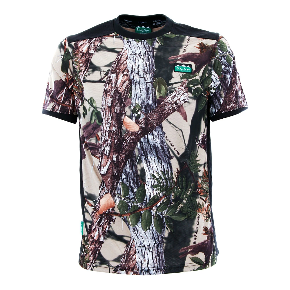 Ridgeline Breeze Mens T-Shirt Buffalo Camo XS 4 Ridgeline Breeze Mens T-Shirt Buffalo Camo XS - Image 2