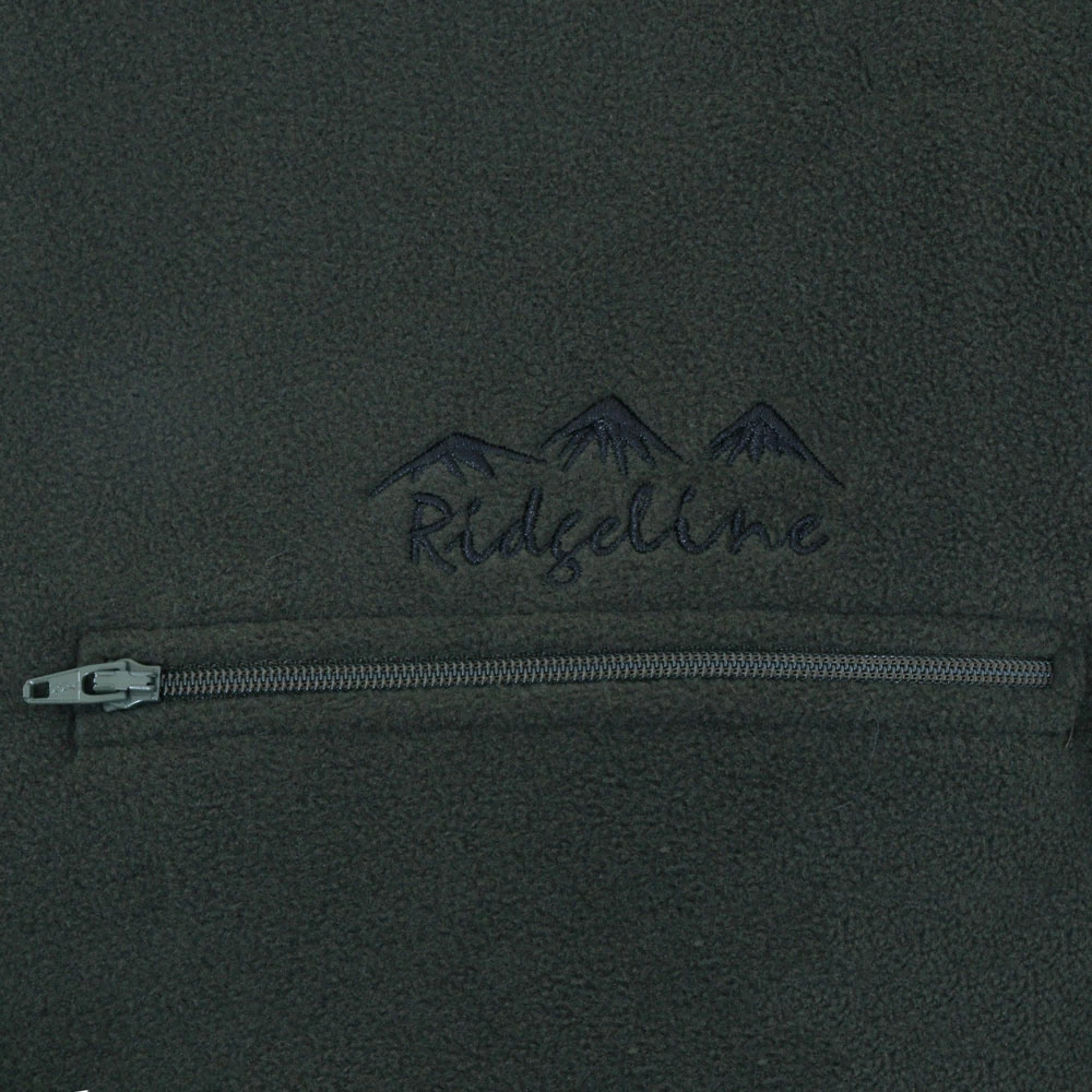 Ridgeline Micro Long Sleeve Zip Shirt Olive XS 4 Ridgeline Micro Long Sleeve Zip Shirt Olive XS - Image 3