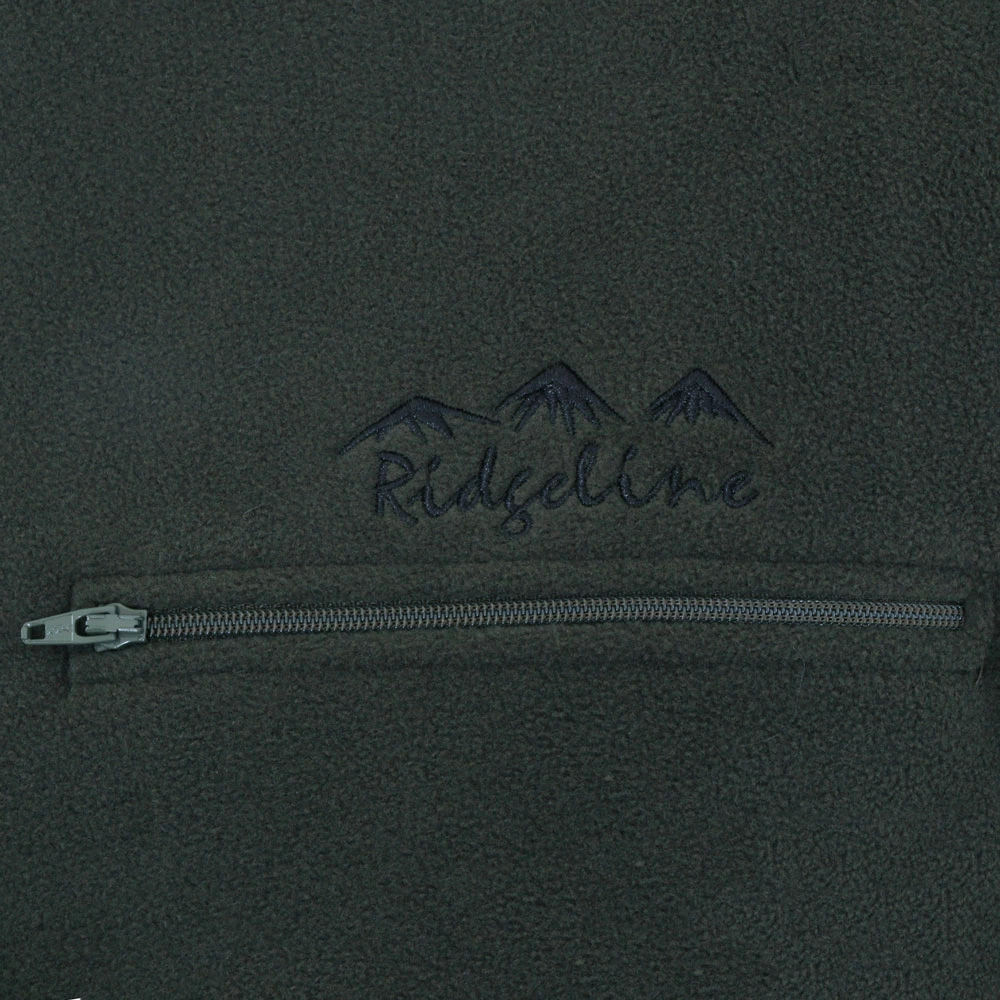 Ridgeline Micro Long Sleeve Zip Shirt Olive 5XL 5 Ridgeline Micro Long Sleeve Zip Shirt Olive 5XL - Image 3