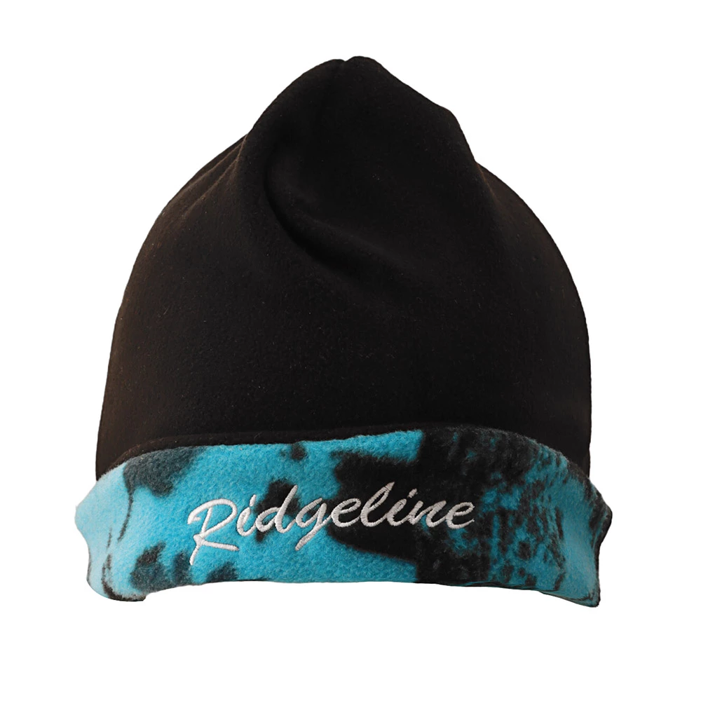 Ridgeline Adult Double Layer Reversible Beanie Black/Blue Camo 4 Ridgeline Adult Double Layer Reversible Beanie Black/Blue Camo - Image 2