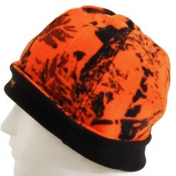 Ridgeline Adult Double Layer Reversible Beanie Black/Blaze Camo -Ridgeline Sales Store 124617 5 n