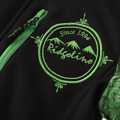 Ridgeline Razorback Kids Jacket Black/Green Size 10 -Ridgeline Sales Store 124849 4 n y 5