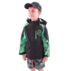 Ridgeline Razorback Kids Jacket Black/Green Size 10 -Ridgeline Sales Store 124849 7 n y 5