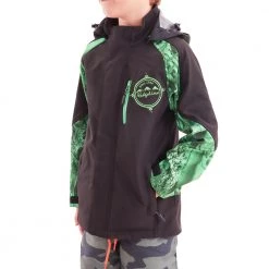 Ridgeline Razorback Kids Jacket Black/Green Size 14 -Ridgeline Sales Store 124849 8 n y 7