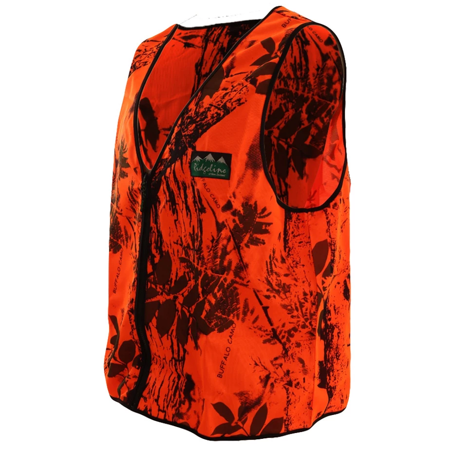 Ridgeline Full Zip Safety Vest Blaze Camo 3 Ridgeline Full Zip Safety Vest Blaze Camo