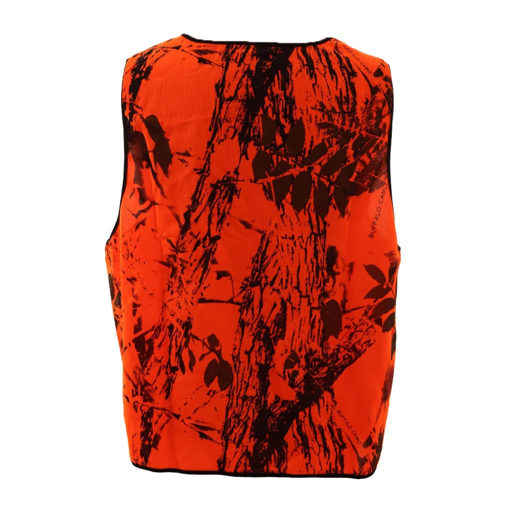 Ridgeline Full Zip Safety Vest Blaze Camo 4 Ridgeline Full Zip Safety Vest Blaze Camo - Image 2