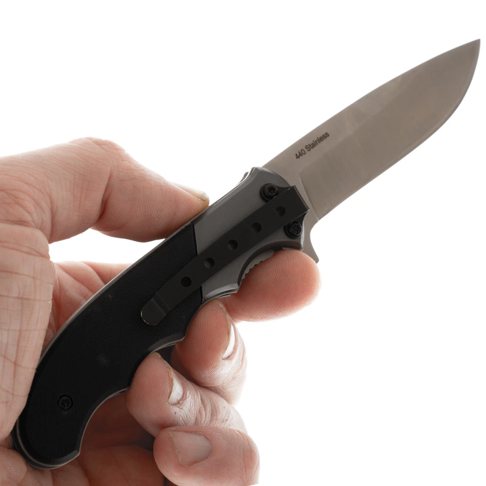 Ridgeline Aluman Closed Linerlock Folding Knife 8cm 7 Ridgeline Aluman Closed Linerlock Folding Knife 8cm - Image 5