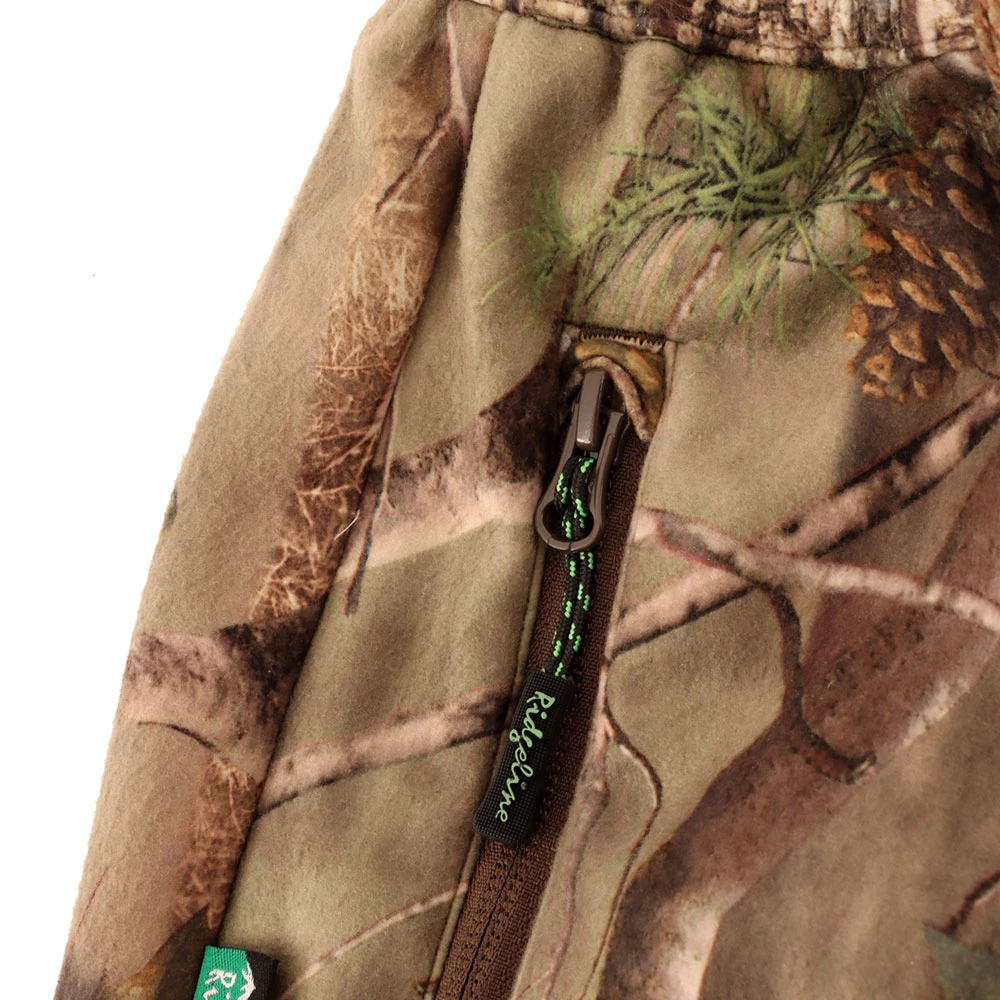 Ridgeline Pro Hunt Fleece Mens Pants Nature Green Camo XS 4 Ridgeline Pro Hunt Fleece Mens Pants Nature Green Camo XS - Image 2
