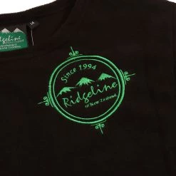 Ridgeline Short Sleeve Kids Bush Shirt Black 14