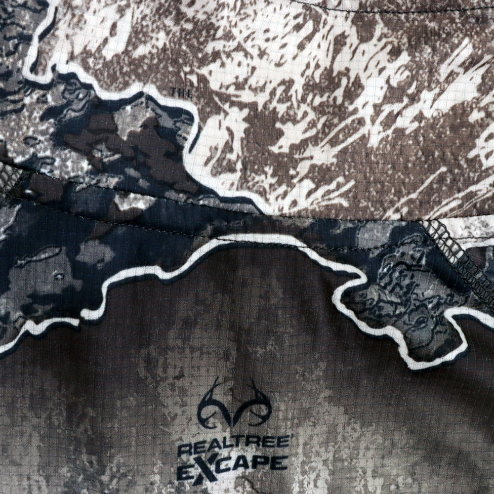 Ridgeline Micro Lite Zip Mens Long Sleeve Shirt Excape Camo 4 Ridgeline Micro Lite Zip Mens Long Sleeve Shirt Excape Camo - Image 2