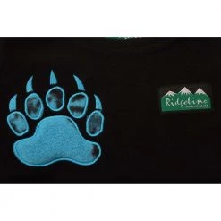 Ridgeline Paw Fleece Kids T-Shirt 6 Months Black/Blue