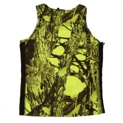 Ridgeline Breeze Kids Singlet Yellow Camo 12 Yr