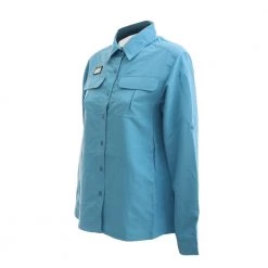 Ridgeline Basa UPF 50 Womens Long Sleeve Shirt Blue S