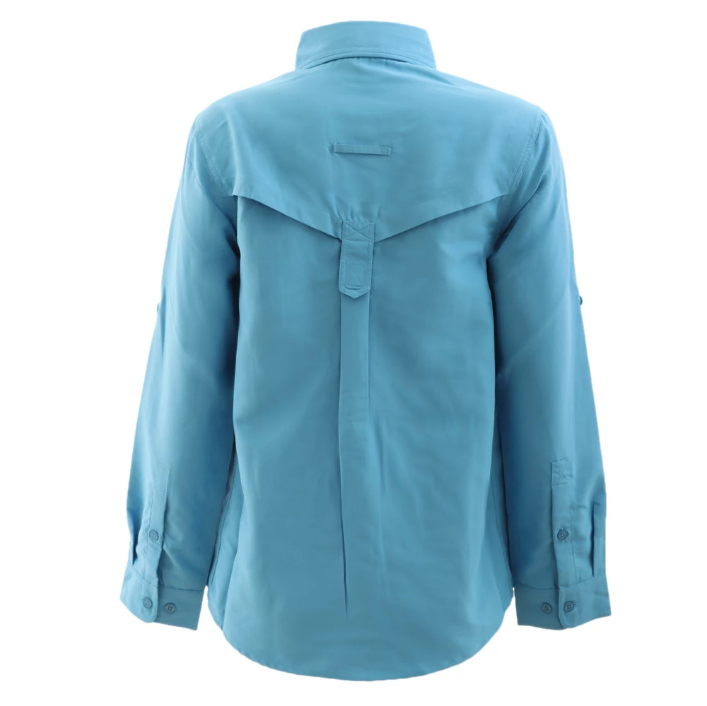 Ridgeline Basa UPF 50 Womens Long Sleeve Shirt Blue XS 4 Ridgeline Basa UPF 50 Womens Long Sleeve Shirt Blue XS - Image 2