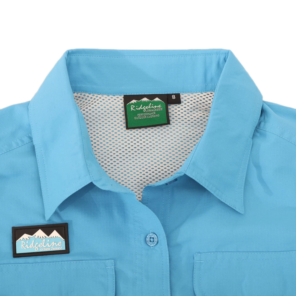 Ridgeline Basa UPF 50 Womens Long Sleeve Shirt Blue XS 5 Ridgeline Basa UPF 50 Womens Long Sleeve Shirt Blue XS - Image 3