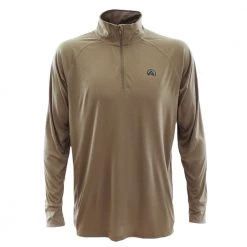 Ridgeline Micro Lite Zip Mens Long Sleeve Shirt Dark Khaki 7 Ridgeline Micro Lite Zip Mens Long Sleeve Shirt Dark Khaki -Ridgeline Sales Store 170722 3 n y