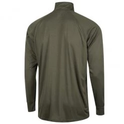 Ridgeline Micro Lite Zip Mens Long Sleeve Shirt Forest Green