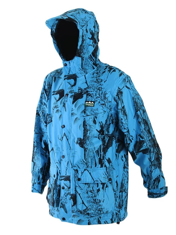 Ridgeline Mens Mallard Jacket Blue Camo XS 3 Ridgeline Mens Mallard Jacket Blue Camo XS