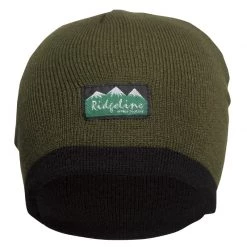 Ridgeline Adult Vagrant Reversible Beanie Olive/Black