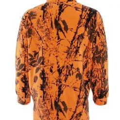 Ridgeline Mens Classic Fleece Bushshirt Blaze Camo 3XL 7 Ridgeline Mens Classic Fleece Bushshirt Blaze Camo 3XL -Ridgeline Sales Store rlcbz3 4 3