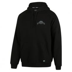 Ridgeline Impact Recycled Mens Fleece Hoodie Black