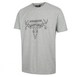 Ridgeline Hunt Life Mens T-Shirt Grey Marle