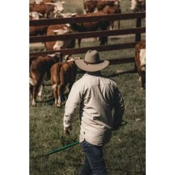 Ridgeline Yard Placket Mens Long Sleeve Shirt Eucalyptus