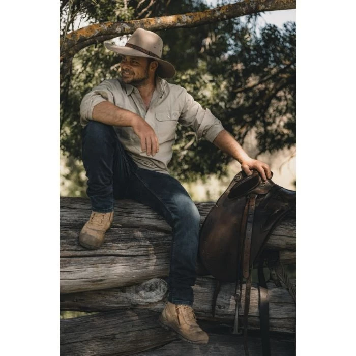 Ridgeline Yard Placket Mens Long Sleeve Shirt Eucalyptus 4 Ridgeline Yard Placket Mens Long Sleeve Shirt Eucalyptus - Image 2